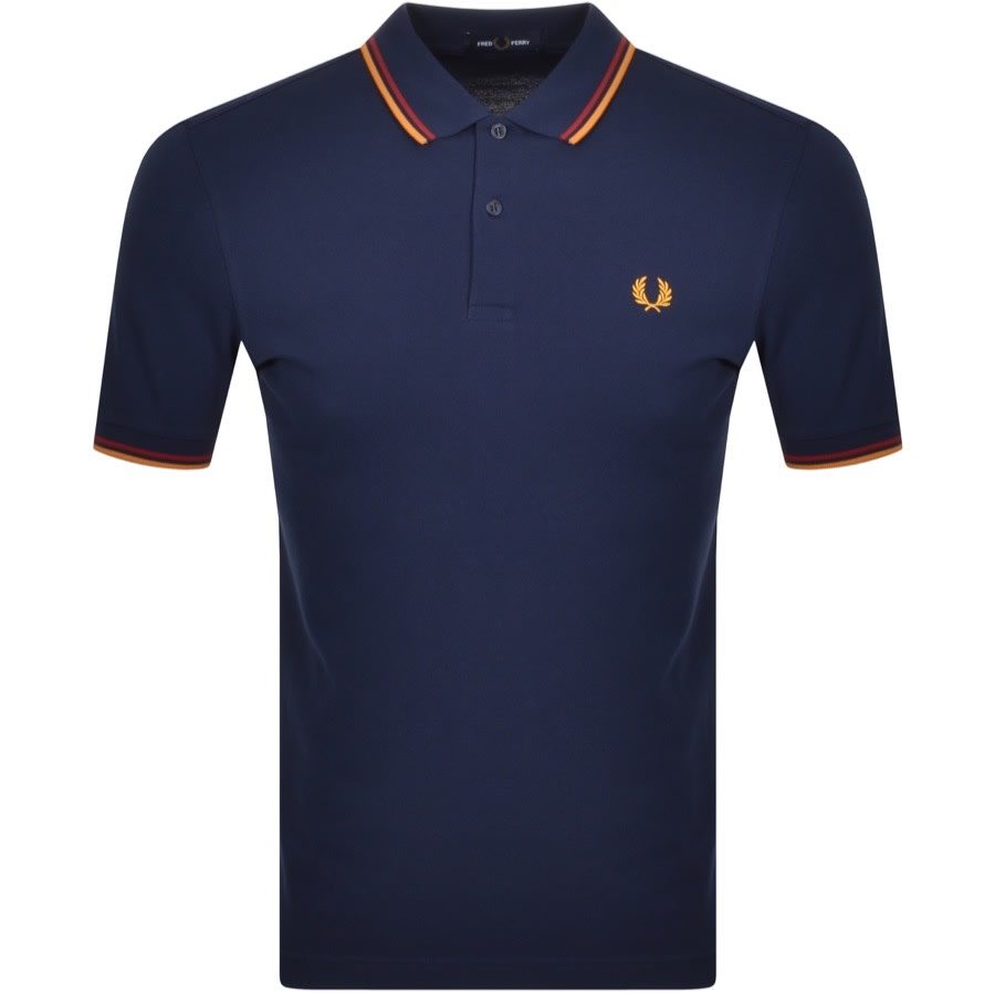 Alternative Image for ProductFred Perry Twin Tipped Polo T Shirt Blue1